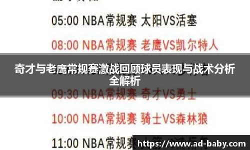 奇才与老鹰常规赛激战回顾球员表现与战术分析全解析